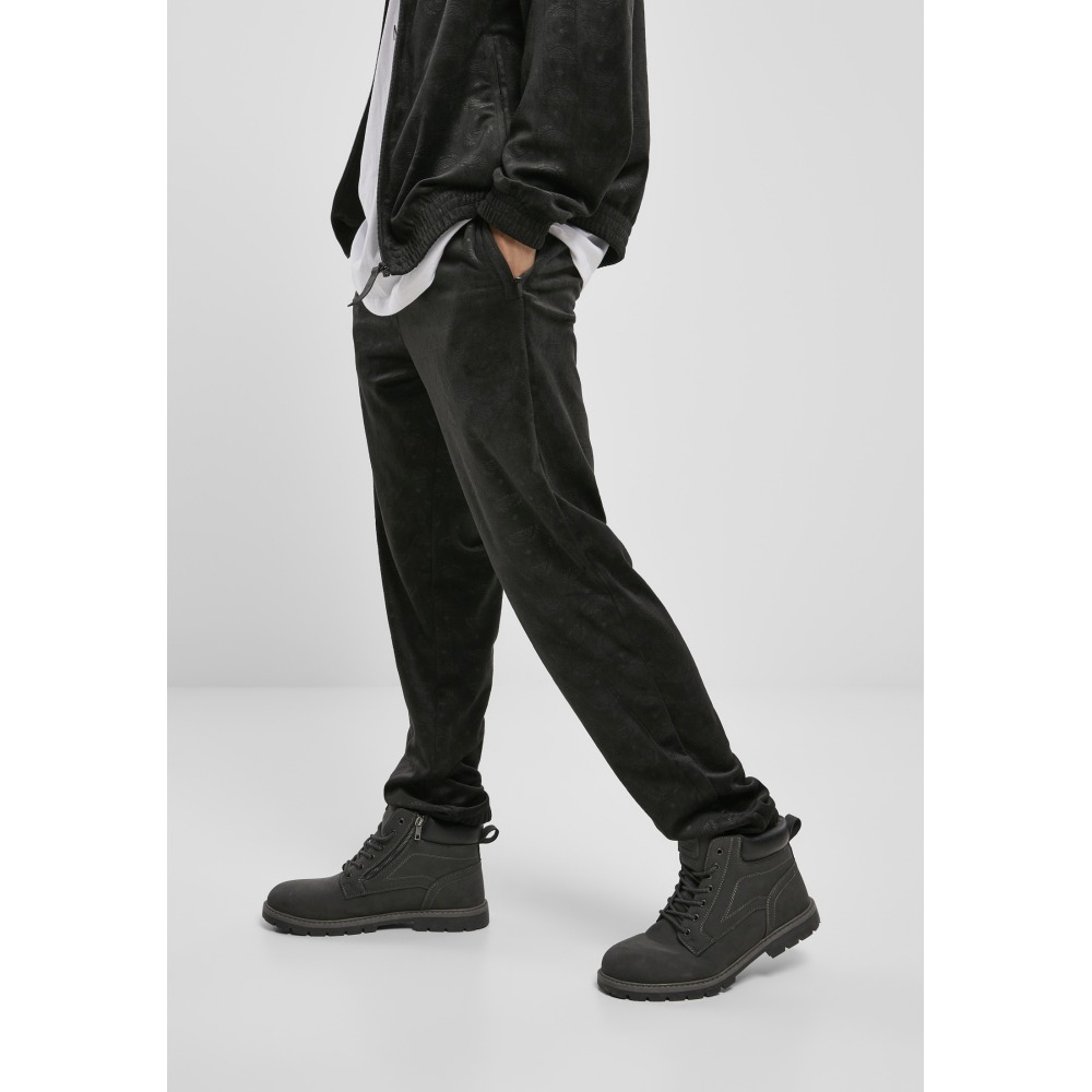 Southpole - Velour Pantalon de jogging homme - Noir